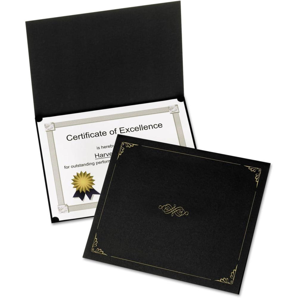 image:imageOxford Certificate Holders Letter Size Burgundy 5 per Pack5 29900585BGDBlack
