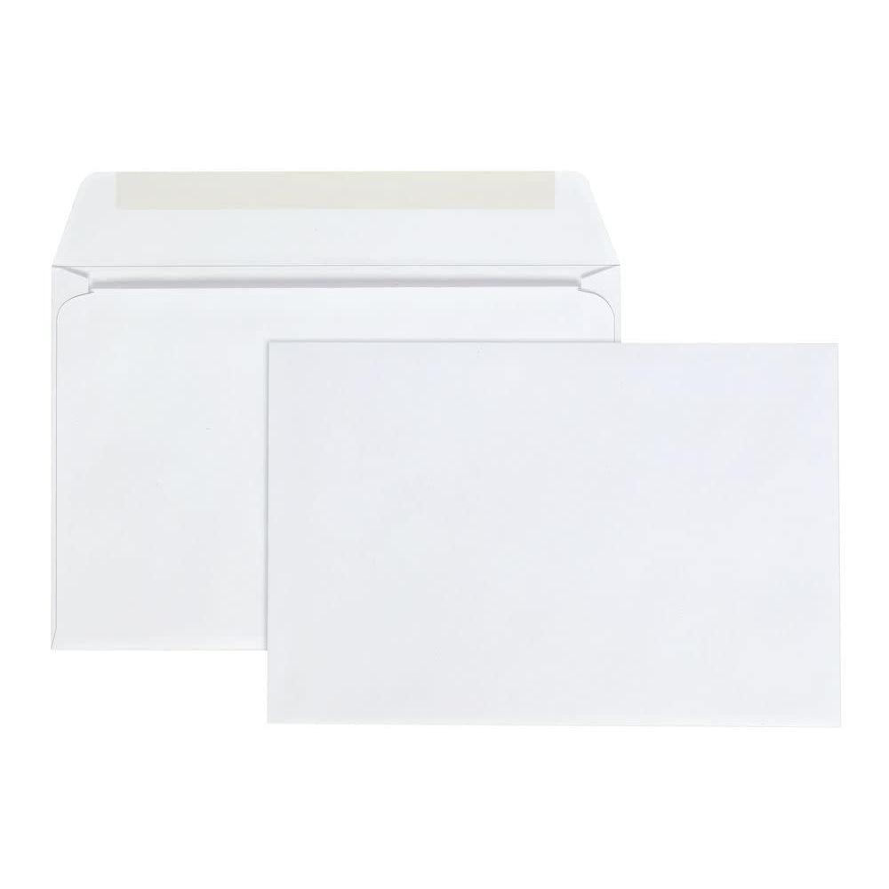 image:imageQuality Park Booklet Envelopes Gummed White 6 x 9 100 per Box 37113