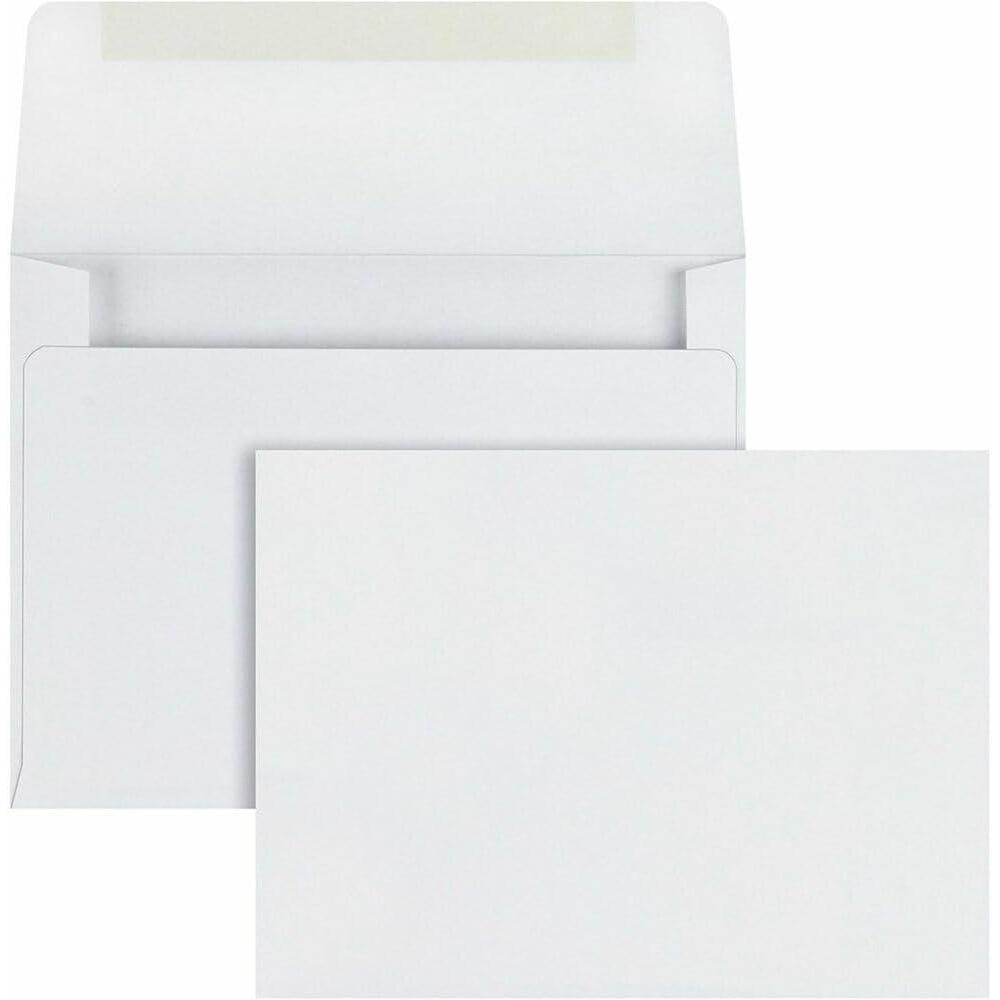 image:imageQuality Park Greeting CardInvitation Envelope A2 Square Flap Gummed Closure 438 X 575 White 500box