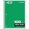 Oxford 1-Subject Notebook, 8″ x 10-1/2″, Wide Rule, 100 Sheets (65031)