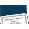 Oxford Certificate Holders, Letter Size, Burgundy, 5 per Pack5 (29900585BGD)(Blue)
