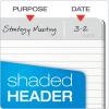 Oxford Idea Collective Professional Notebook, Double Wire-O, 9 1/2 x 6 5/8, Ruled, 80 Sheets, Gray (57013IC)