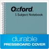 Oxford Kraft Cover Notebook, 9.5 x 6 Inches, College Rule, 80 Sheets Each, Blue Covers, Box of 24 (65121)