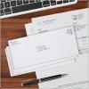 Quality Park #10 Envelopes, Premium Embossed, 4-1/8 x 9-1/2 Inches, 24 lb White, Gummed, 500 per Box (QUA11130)