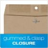 Quality Park 38711 100% Recycled Brown Kraft Clasp Envelope, 9 x 12, Brown Kraft (Box of 100)(9 x 12 Inches)