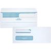 Quality Park 8-5/8 Double Window Envelopes, Redi-Seal, White Wove, 250 per Pack, (24531), Small