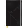 Tops Oxford Idea Collective Hardcover Journal, 5″ x 8-1/4″, Lined Pages, Black Embossed Cover, Cream Paper, Interior Pocket, 240 Pages (56872)(Medium – 8-1/4 x 5)