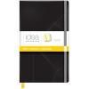 Tops Oxford Idea Collective Hardcover Journal, 5″ x 8-1/4″, Lined Pages, Black Embossed Cover, Cream Paper, Interior Pocket, 240 Pages (56872)(Medium – 8-1/4 x 5)