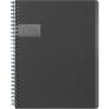 Oxford Idea Collective Professional Notebook, Double Wire-O, 9 1/2 x 6 5/8, Ruled, 80 Sheets, Gray (57013IC)