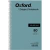 Oxford Kraft Cover Notebook, 9.5 x 6 Inches, College Rule, 80 Sheets Each, Blue Covers, Box of 24 (65121)