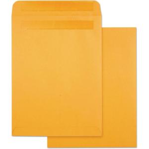 High Bulk Self-Sealing Envelopes, #10 1/2, Cheese Blade Flap, Redi-Seal Closure, 9 X 12, Brown Kraft, 100/Box(9 x 12″)