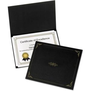 Oxford Certificate Holders, Letter Size, Burgundy, 5 per Pack5 (29900585BGD)(Black)