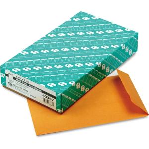 Quality Park Redi-Seal Catalog Envelope, #1 3/4, Cheese Blade Flap, Redi-Seal Adhesive Closure, 6.5 x 9.5, Brown Kraft, 100/Box(White)