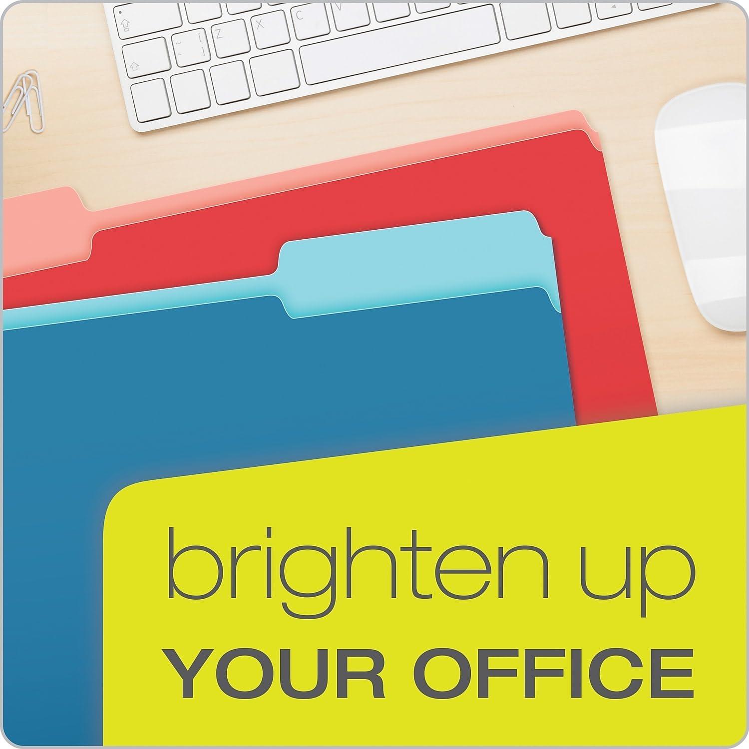 image:imagePendaflex 435013BLU Interior File Folders 13 Cut Top Tab Legal Blue Box of 100Bright Assort
