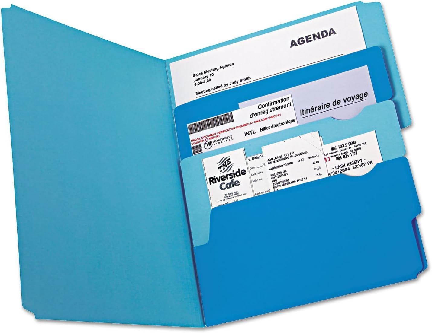 image:imagePendaflex Divide It Up File Folders Letter Size Assorted Colors 12Pack 10773Letter