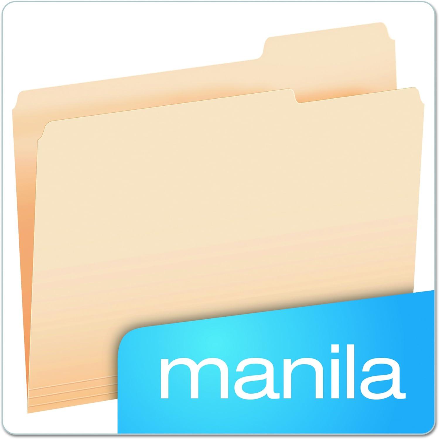 image:imagePendaflex File Folders Letter Size Manila 13 Cut 100BX 752 133Letter Pack of 5