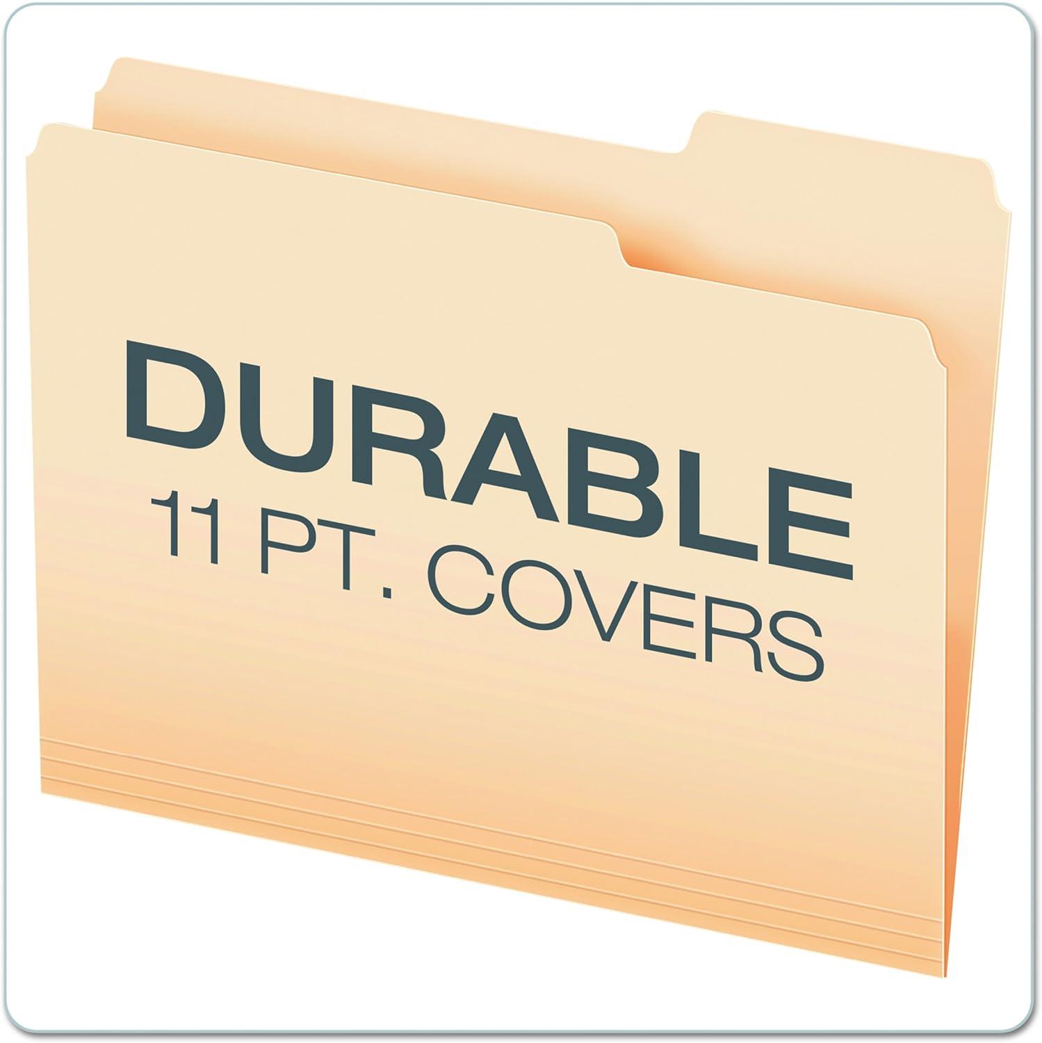 image:imagePendaflex File Folders Letter Size Manila 13 Cut 100BX 752 133Letter Pack of 5