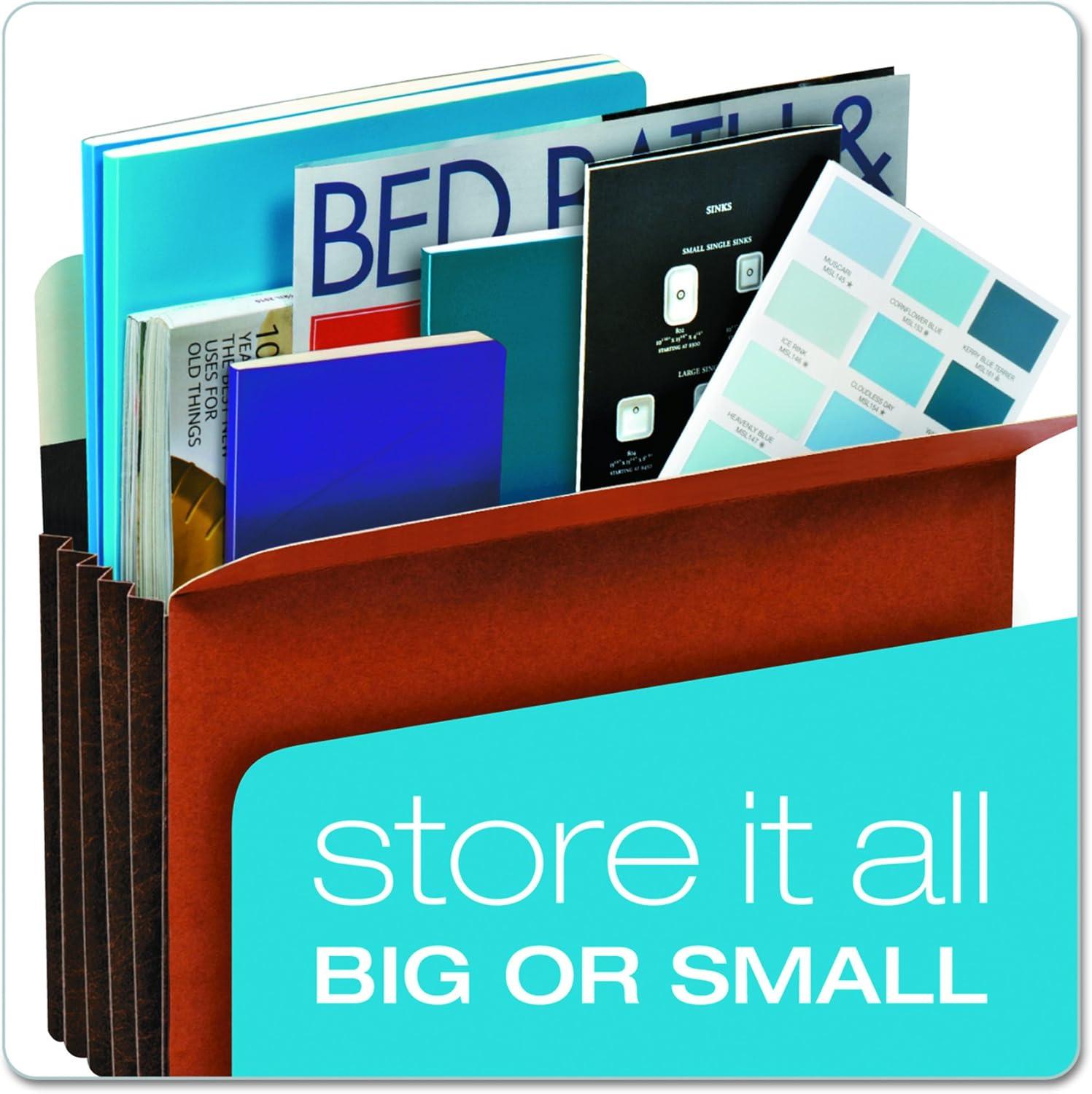 image:imagePendaflex Globe Weis Expanding File Pockets Brown PFXC1536GHD