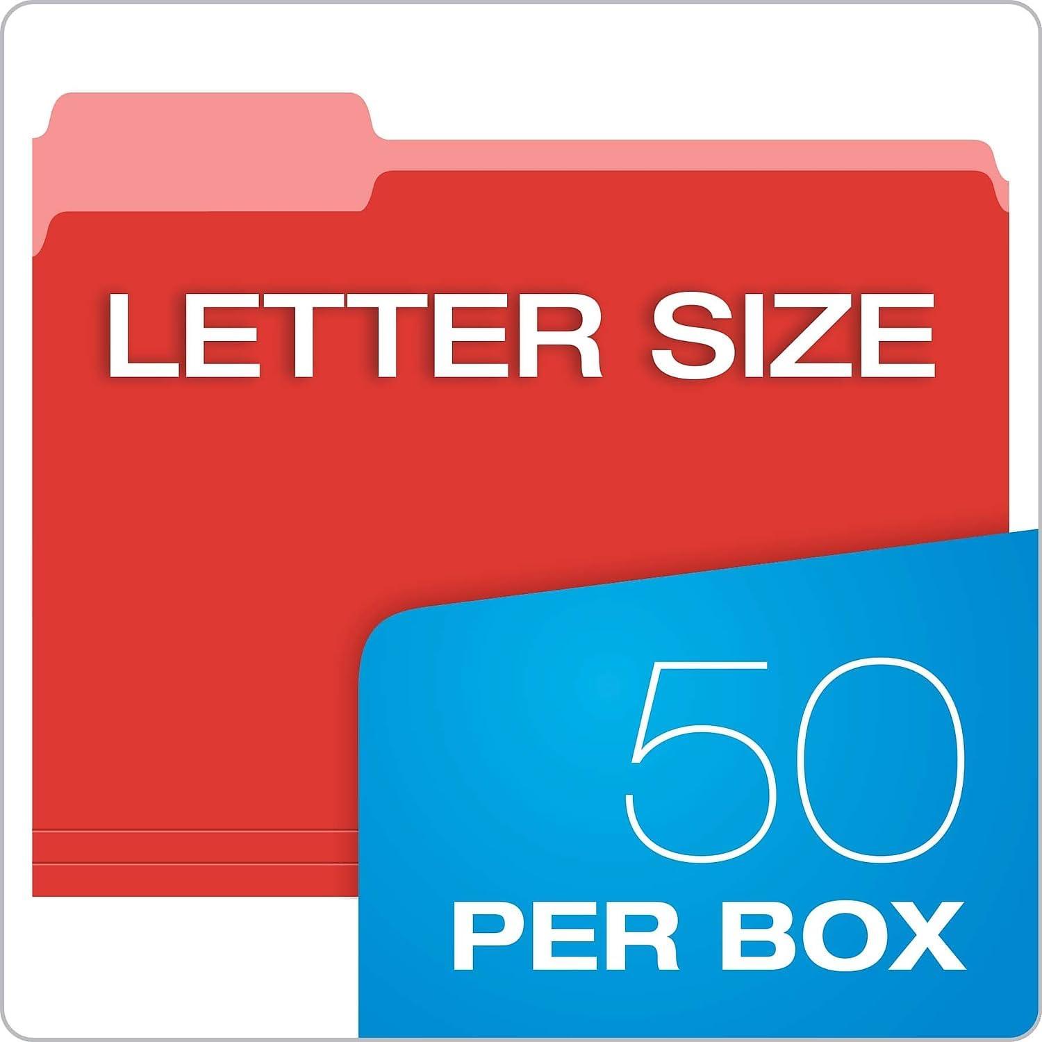 image:imagePendaflex Hanging File Folder Combo Kit 25 Hanging Folders with Tabs 50 File Folders Work from Home Starter Kit Assorted Letter Size 99199Letter