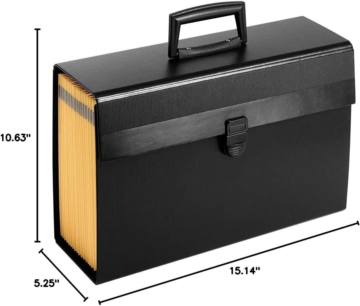 image:imagePendaflex Portafile Expanding Organizer 15 18x 10 58 Black 0115615 18 x 10 58 Pack of 6