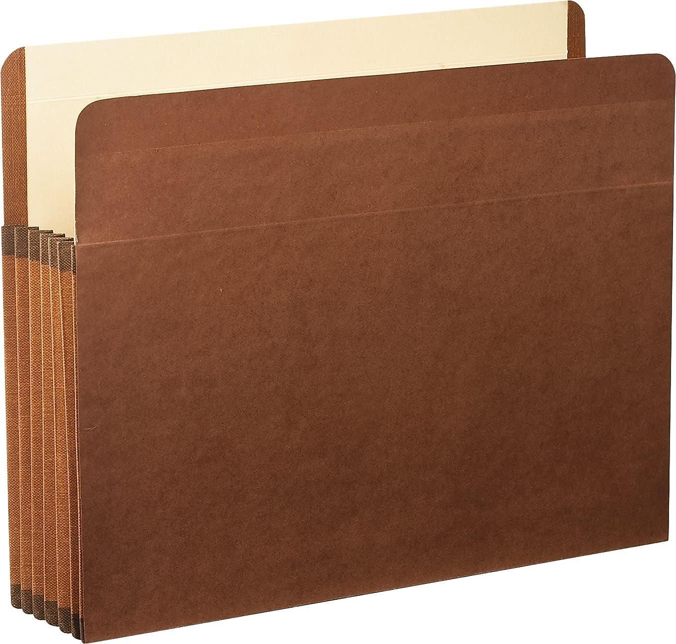 image:imagePendaflex Premium Reinforced File Pockets Letter Size Brown 35 Expansion 10BX 85343525 Expansion 5 Box