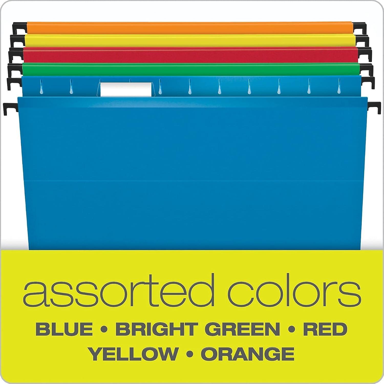 image:imagePendaflex SureHook Reinforced Hanging Folders Legal Size Yellow 15 Cut 20BX 6153 15 YELAssorted