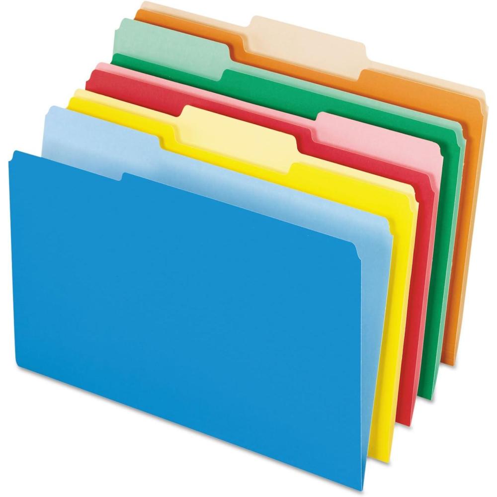 image:imagePendaflex 435013BLU Interior File Folders 13 Cut Top Tab Legal Blue Box of 100Bright Assort