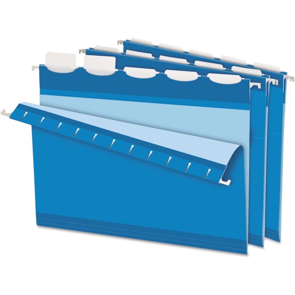 image:imagePendaflex PFX42623 ReadyTab Reinforced Hanging File Folders Letter Size Red 5 Tab 25BX 42623Blue