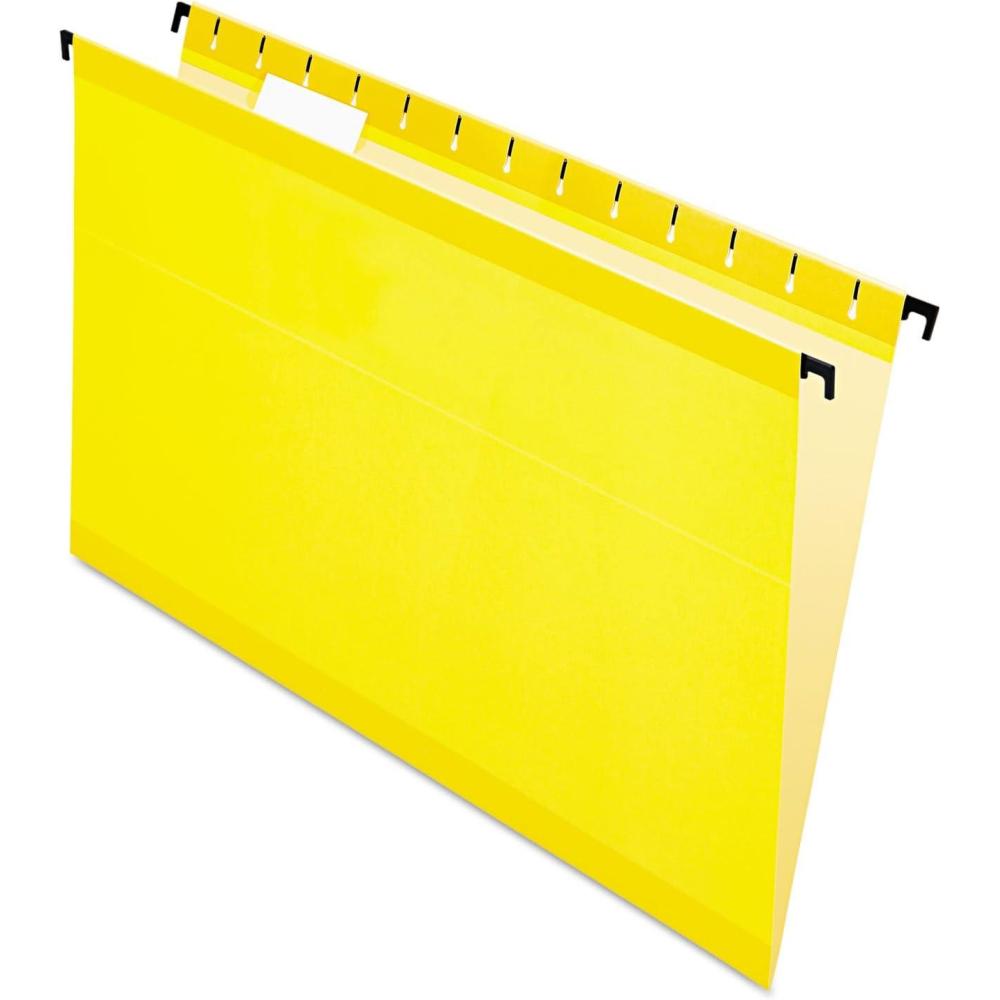 image:imagePendaflex SureHook Reinforced Hanging Folders Legal Size Yellow 15 Cut 20BX 6153 15 YELYellow