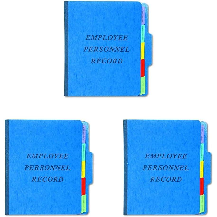 image:imagePendaflex Vertical Personnel Folders 13 Cut Top Tab Letter Blue 10 Per BoxSER1BLBlue