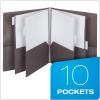 Pendaflex 10-Pocket Poly Organizer, Letter Size, Assorted Colors, No Color Choice (84029)