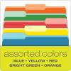 Pendaflex 435013BLU Interior File Folders, 1/3 Cut Top Tab, Legal, Blue (Box of 100)(Bright Assort)
