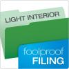 Pendaflex 435013BLU Interior File Folders, 1/3 Cut Top Tab, Legal, Blue (Box of 100)(Green)