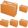 Pendaflex 435013BLU Interior File Folders, 1/3 Cut Top Tab, Legal, Blue (Box of 100)(Orange)