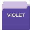 Pendaflex 435013BLU Interior File Folders, 1/3 Cut Top Tab, Legal, Blue (Box of 100)(Violet)