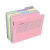 Pendaflex 45270 Printed Notes Folders with Fastener, 1/3 Cut Top Tab, Letter, Assorted (Pack of 30)