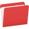 Pendaflex Color File Folders with Interior Grid, Letter Size, Blue, Straight Cut, 100/BX (R152 BLU)(Red)