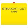 Pendaflex Color File Folders with Interior Grid, Letter Size, Blue, Straight Cut, 100/BX (R152 BLU)(Yellow)