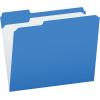 Pendaflex Color File Folders with Interior Grid, Letter Size, Yellow, 1/3 Cut, 100/BX (R152 1/3 YEL)(Blue)