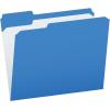 Pendaflex Color File Folders with Interior Grid, Letter Size, Yellow, 1/3 Cut, 100/BX (R152 1/3 YEL)(Blue)