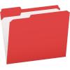 Pendaflex Color File Folders with Interior Grid, Letter Size, Yellow, 1/3 Cut, 100/BX (R152 1/3 YEL)(Red)