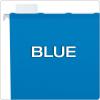 Pendaflex PFX42623 Ready-Tab Reinforced Hanging File Folders, Letter Size, Red, 5 Tab, 25/BX (42623)(Blue)