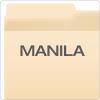 Pendaflex Reinforced File Folders, Extra Durable, Poly Reinforced Edges, Manila, Letter Size, 1/2 Cut Tabs, 24 Per Pack (86221)(1/5 Cut Tabs)