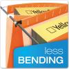 Pendaflex SureHook Reinforced Hanging Folders, Letter Size, Bright Green, 1/5 Cut, 20/BX (6152 1/5 BGR)(Orange)