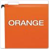 Pendaflex SureHook Reinforced Hanging Folders, Letter Size, Bright Green, 1/5 Cut, 20/BX (6152 1/5 BGR)(Orange)