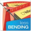 Pendaflex SureHook Reinforced Hanging Folders, Letter Size, Bright Green, 1/5 Cut, 20/BX (6152 1/5 BGR)(Red)