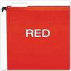 Pendaflex SureHook Reinforced Hanging Folders, Letter Size, Bright Green, 1/5 Cut, 20/BX (6152 1/5 BGR)(Red)