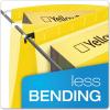 Pendaflex SureHook Reinforced Hanging Folders, Letter Size, Bright Green, 1/5 Cut, 20/BX (6152 1/5 BGR)(Yellow)