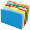 Pendaflex 435013BLU Interior File Folders, 1/3 Cut Top Tab, Legal, Blue (Box of 100)(Bright Assort)