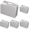 Pendaflex 435013BLU Interior File Folders, 1/3 Cut Top Tab, Legal, Blue (Box of 100)(Gray)